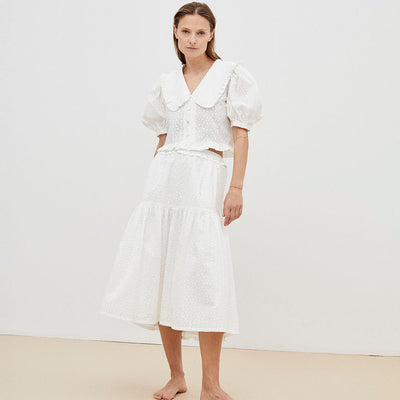 Antonella Woman Skirt - Off White
