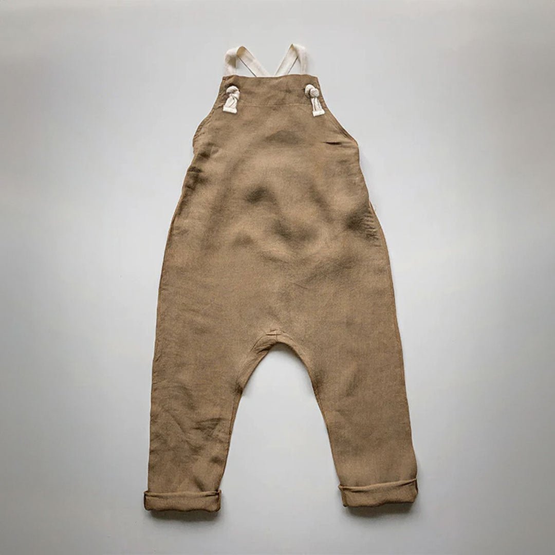 The Linen Overall - Camel