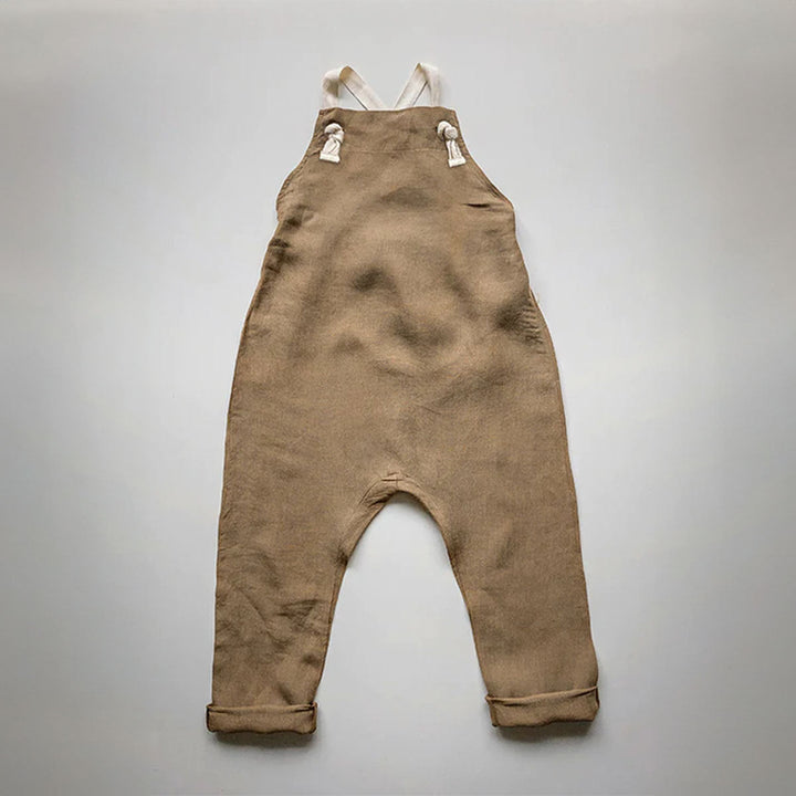 The Linen Overall - Camel