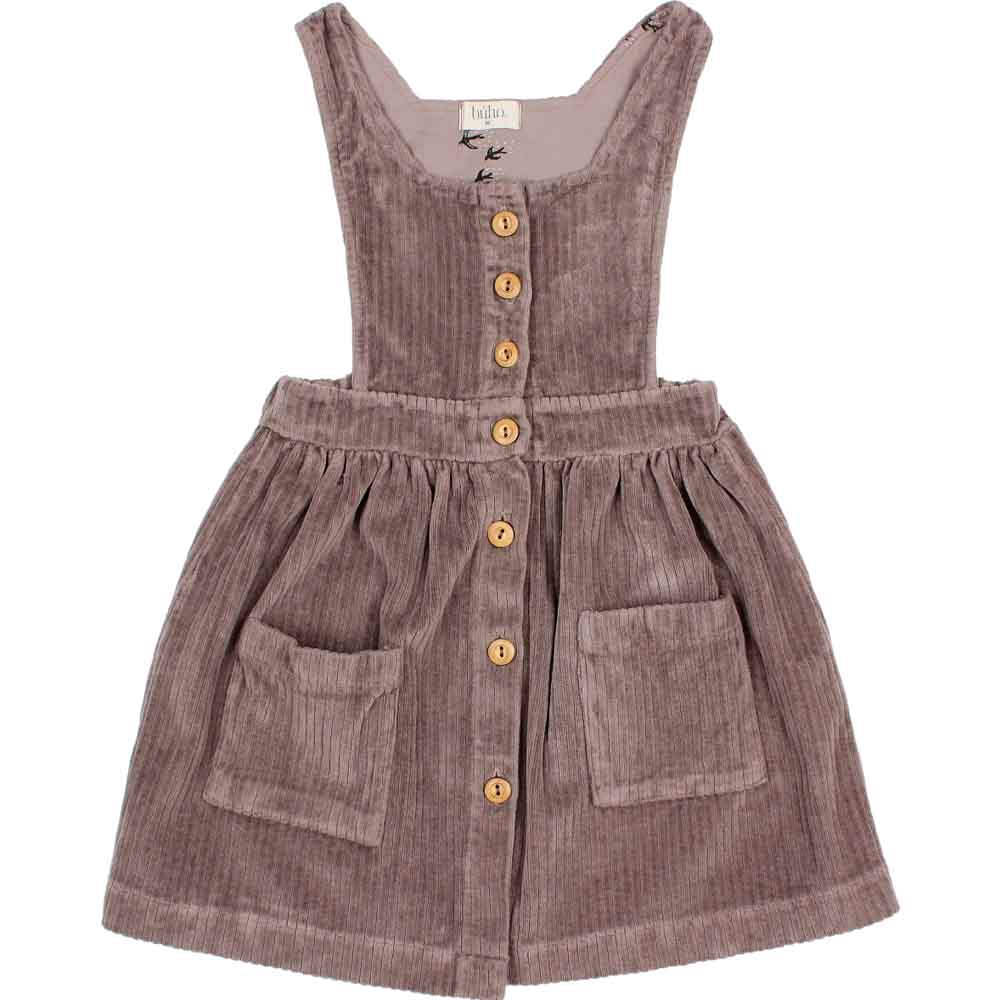 Knit Velour Dress - Taupe