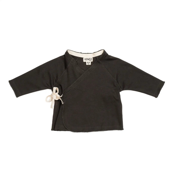 Organic Kimono Top - Slate