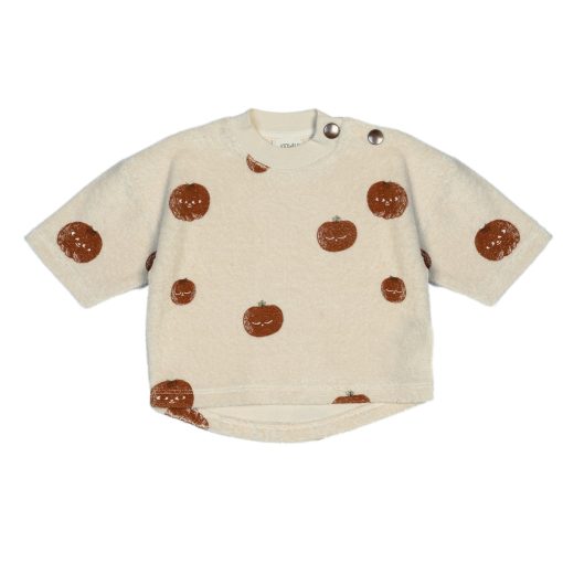 Organic Boxy Sweatshirt - Tomato AOP