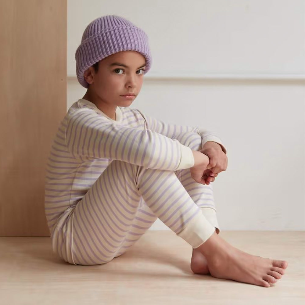 Kids Classic PJ Set - Parma Violet Breton