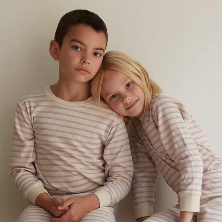 Kids Classic PJ Set - Parma Violet Breton