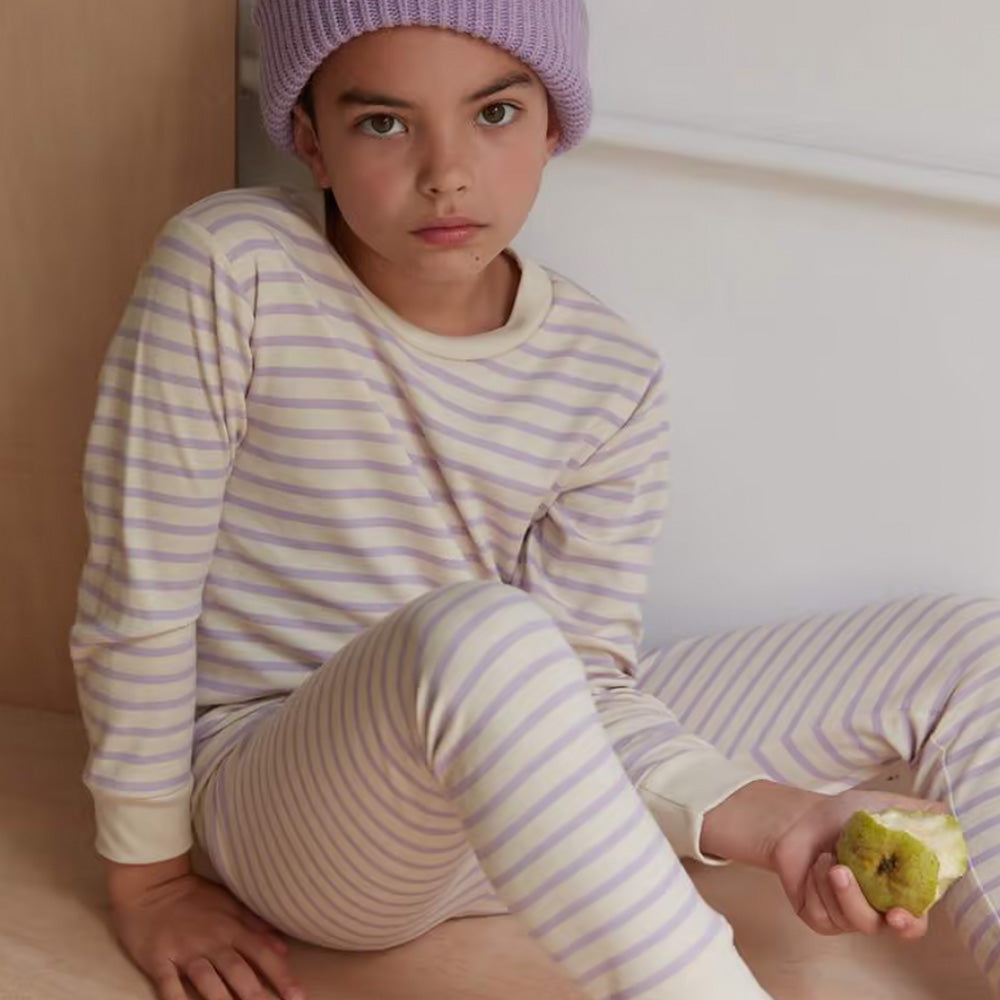 Kids Classic PJ Set - Parma Violet Breton