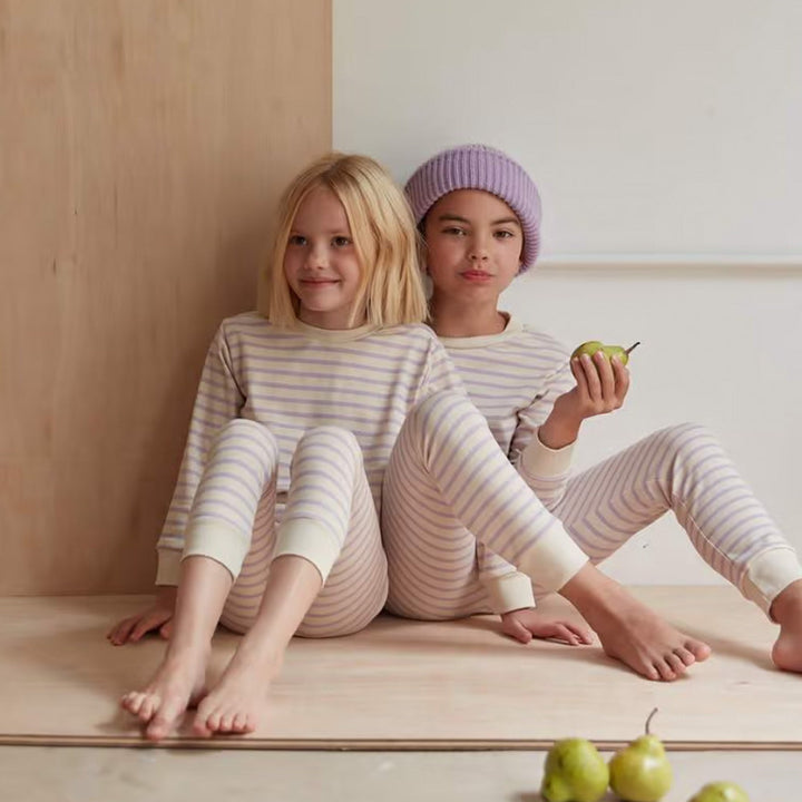 Kids Classic PJ Set - Parma Violet Breton