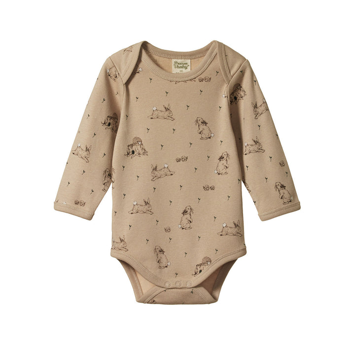 Long Sleeve Bodysuit - Forest Friends Print