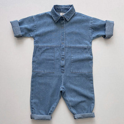 The Denim Boiler Suit - Light Denim