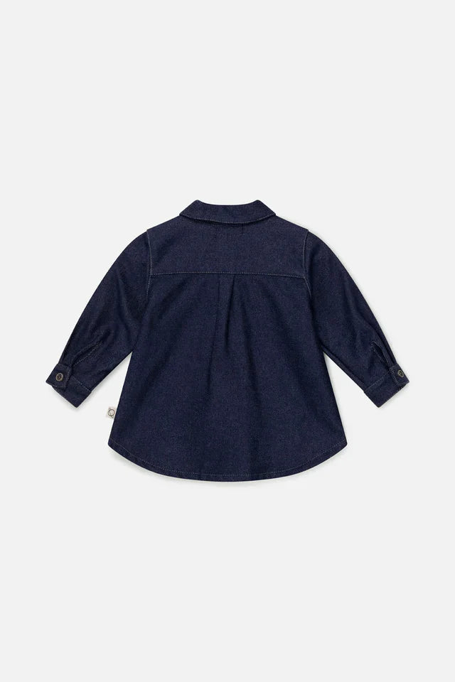Denim Twill Baby Dress - Unique