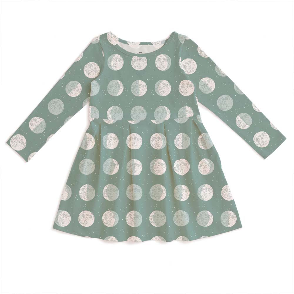Madison Dress - Moons Pale Blue