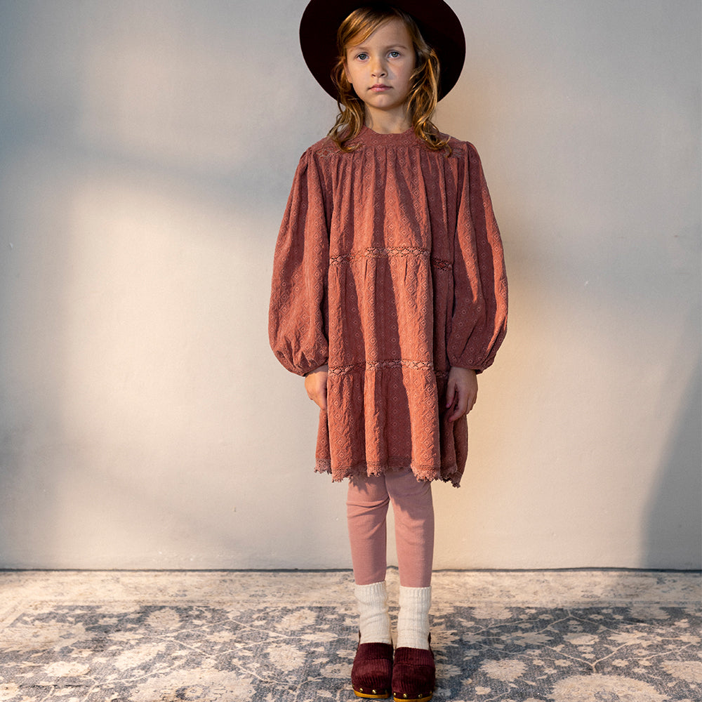 Matilda Dress - Rose Down Natural