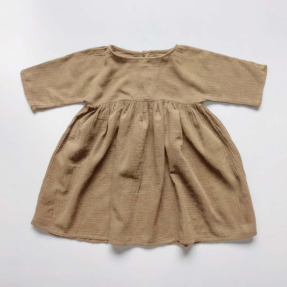 The Muslin Dress - Camel