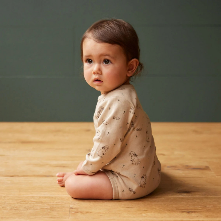 Long Sleeve Bodysuit - Forest Friends Print