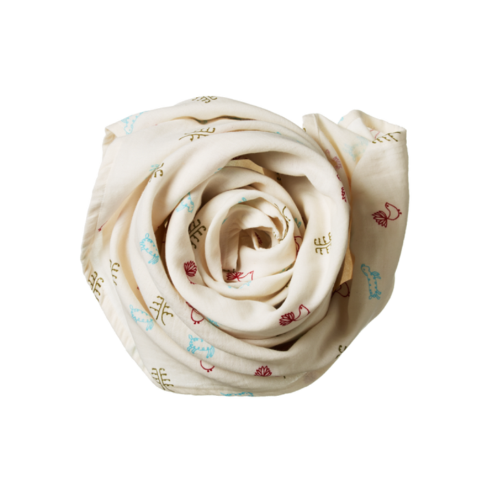 Muslin Wrap - Nature Baby Print