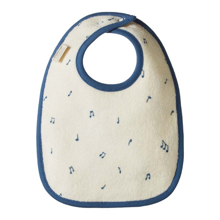 Reversible Bib - Bluegrass Bear Print