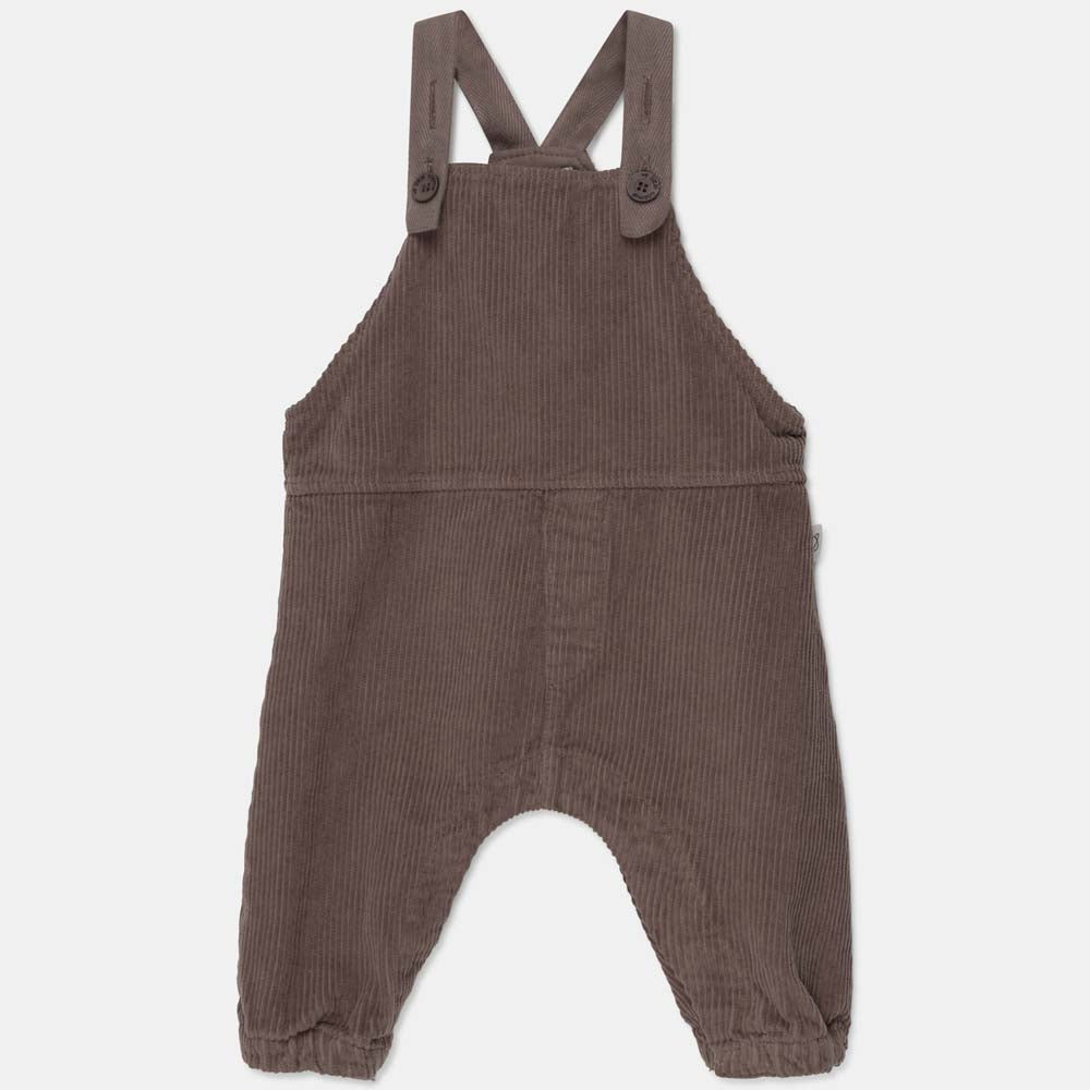Organic Baby Overalls - Taupe