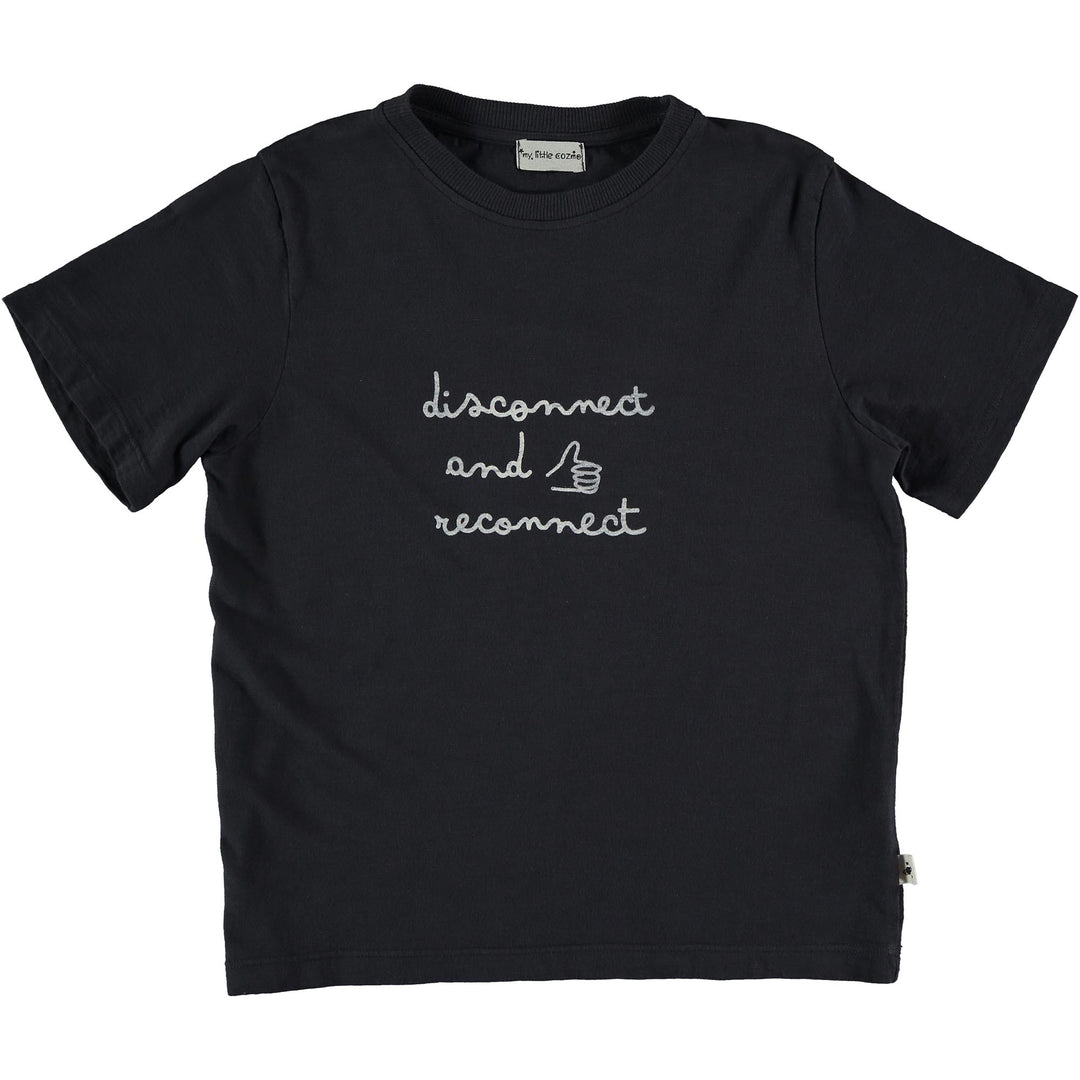Organic Cotton Flame T-Shirt - Dark Blue