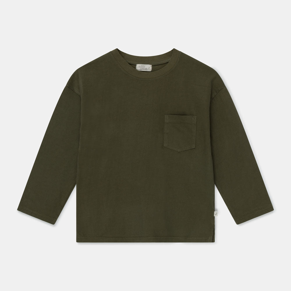 Organic Kids Basic T-Shirt - Khaki