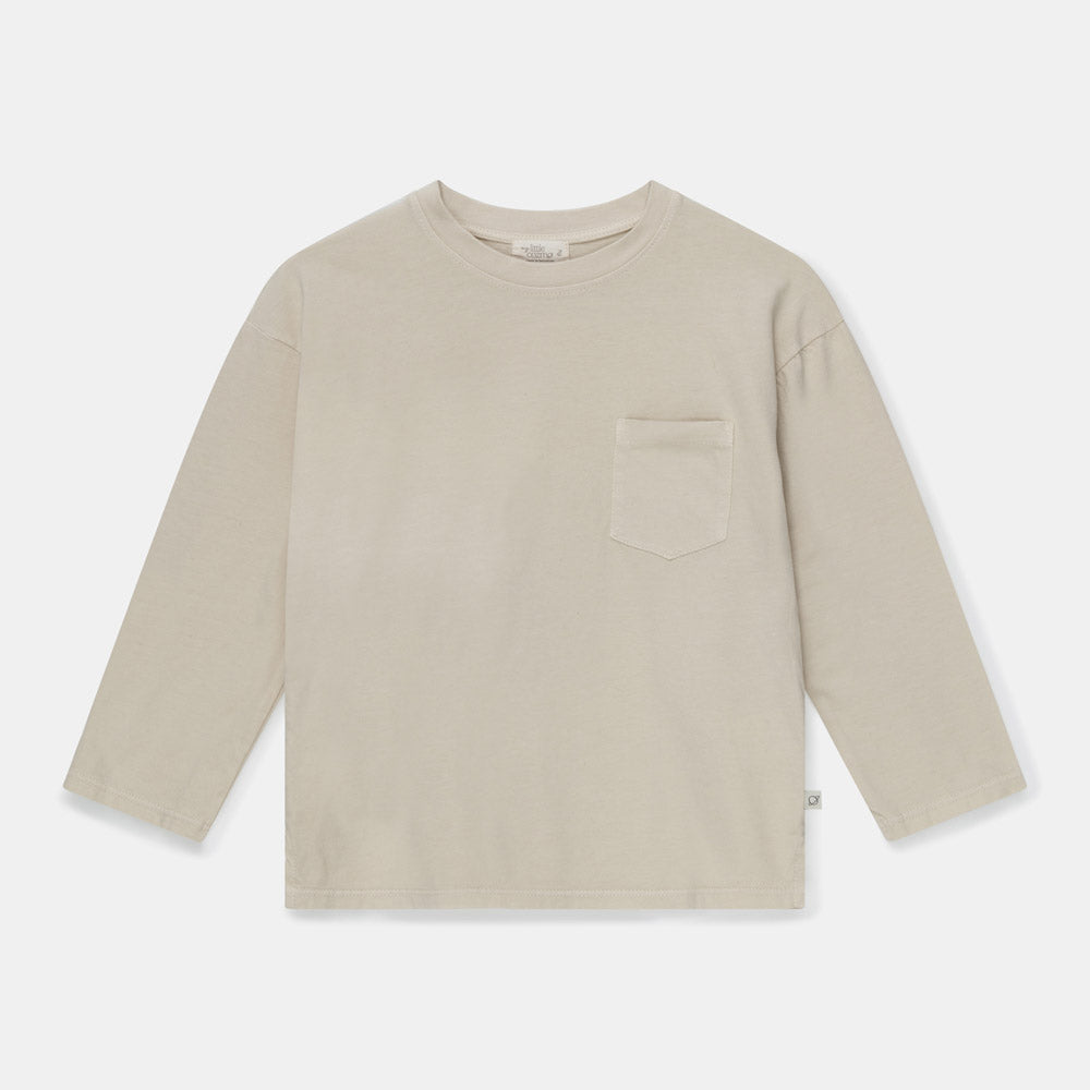 Organic Kids Basic T-Shirt - Stone