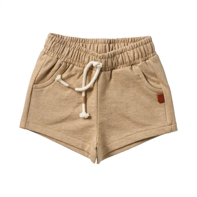 Organic Shorts -  Almond Melange