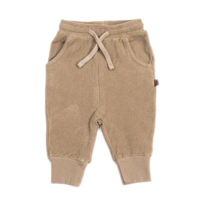 Organic Terry Joggers - Fawn