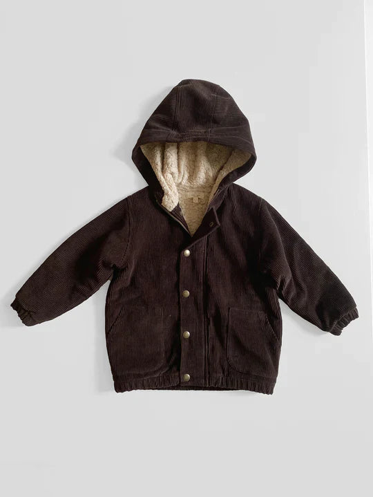 The Corduroy Coat - Chocolate