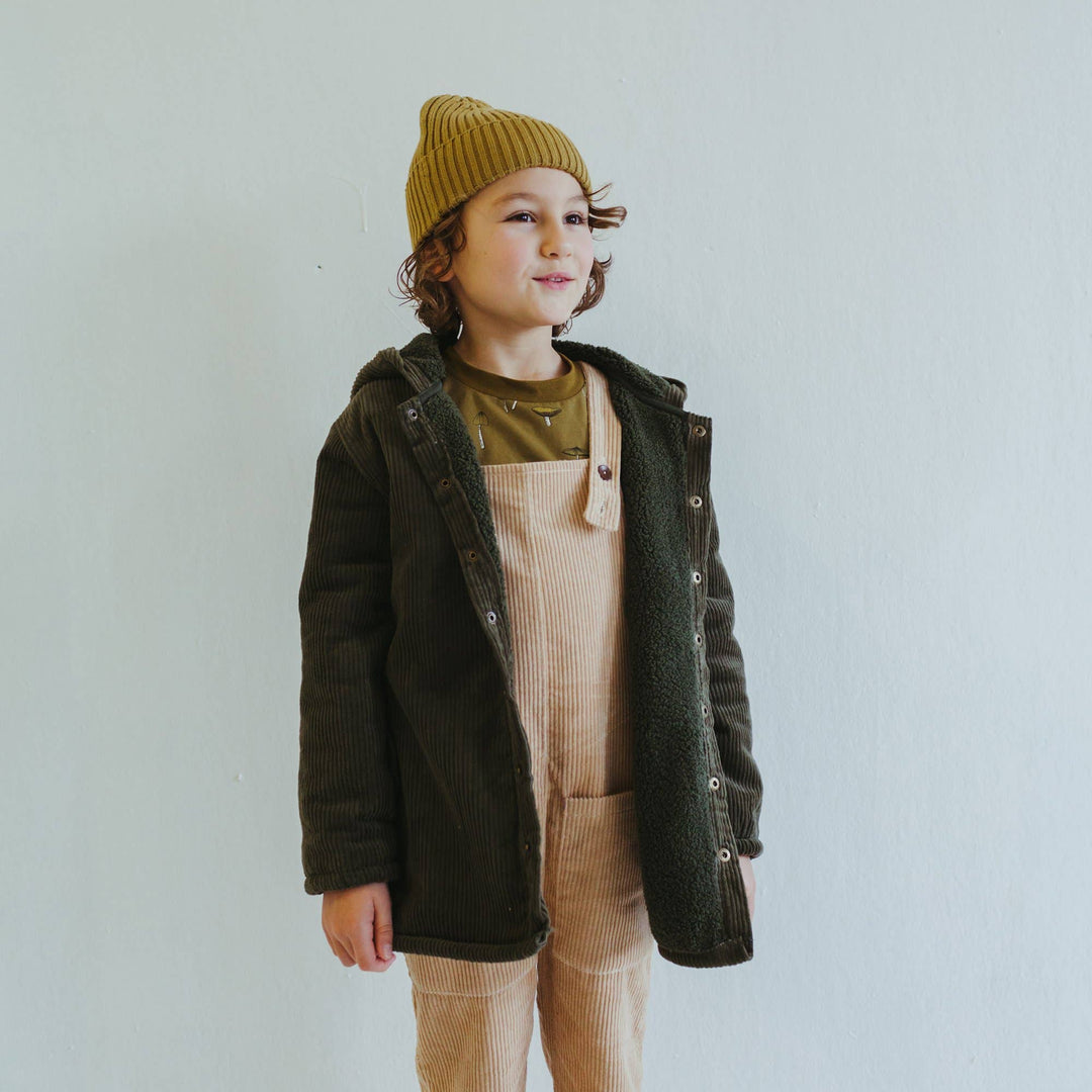 Organic Corduroy Parka - Forest