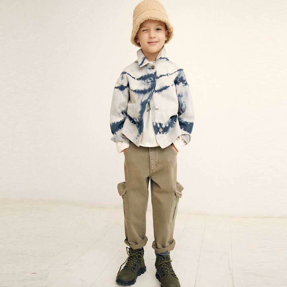 Vincent Overshirt - Tie Dye Navy