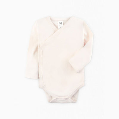 Classic Kimono Bodysuit - Long Sleeve - Natural