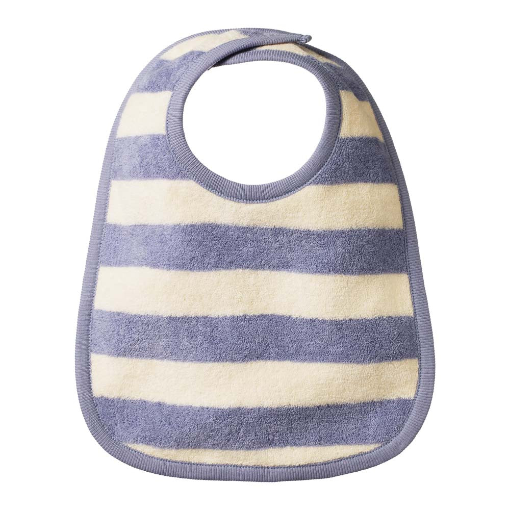 Reversible Bib - Bold Dusky Stripe