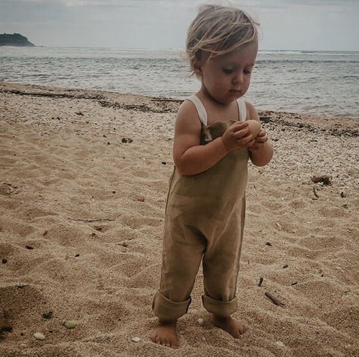 The Linen Overall - Oatmeal