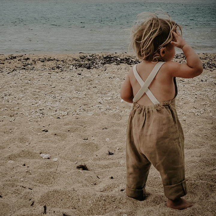 The Linen Overall - Oatmeal