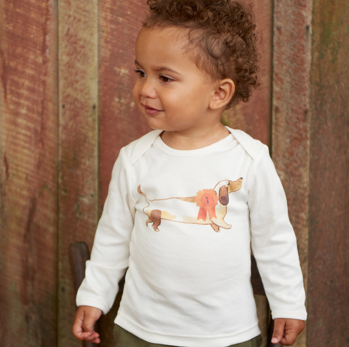 Simple Tee - Top Dog Print