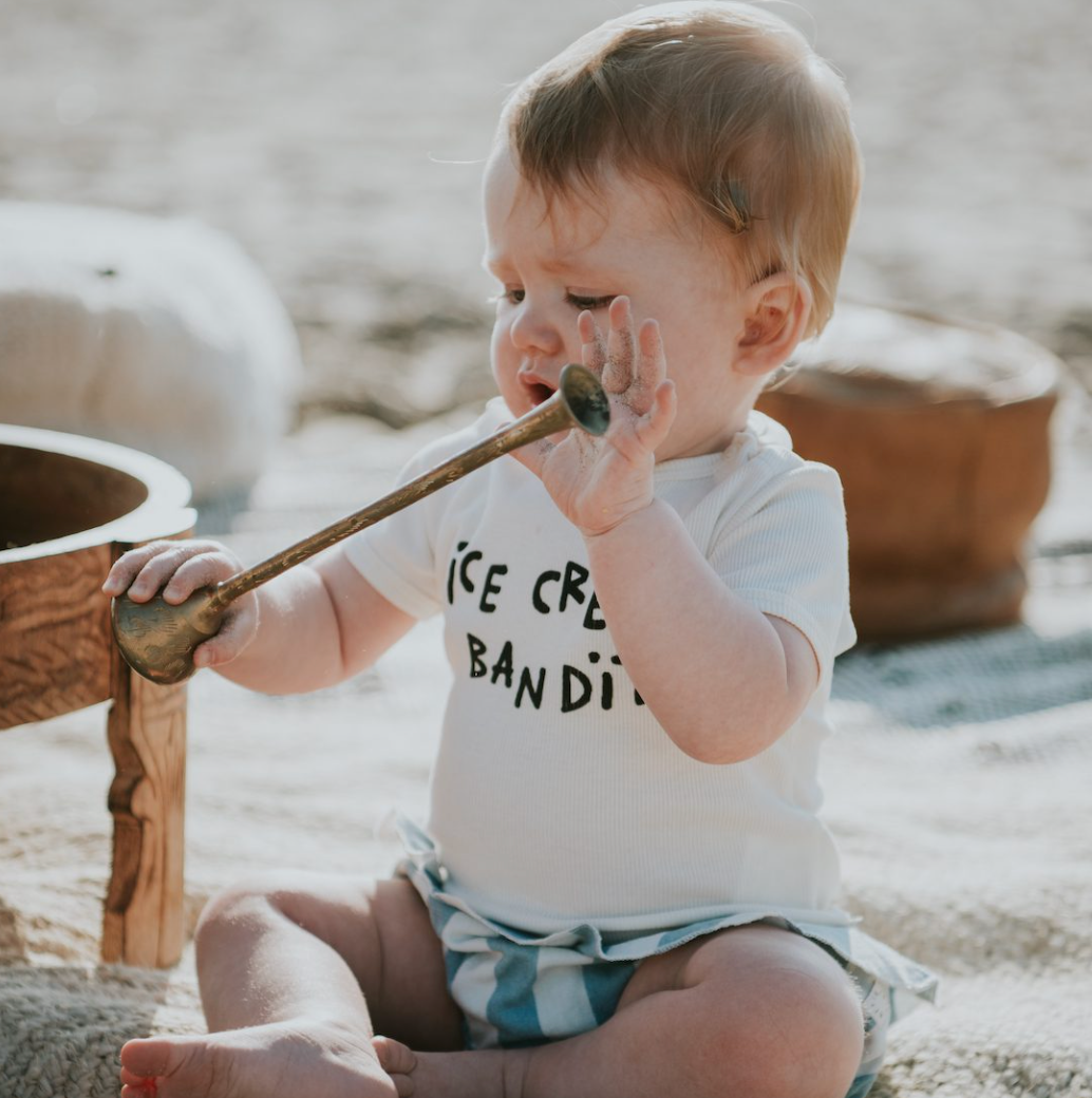 Romper Ice Cream Bandit - Summer White