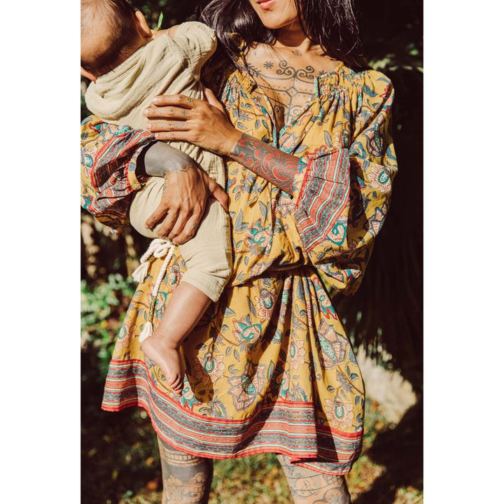 Janice Dress - Honey Marigold