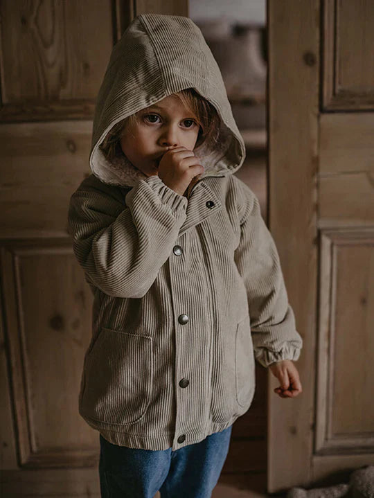 The Corduroy Coat - Oatmeal