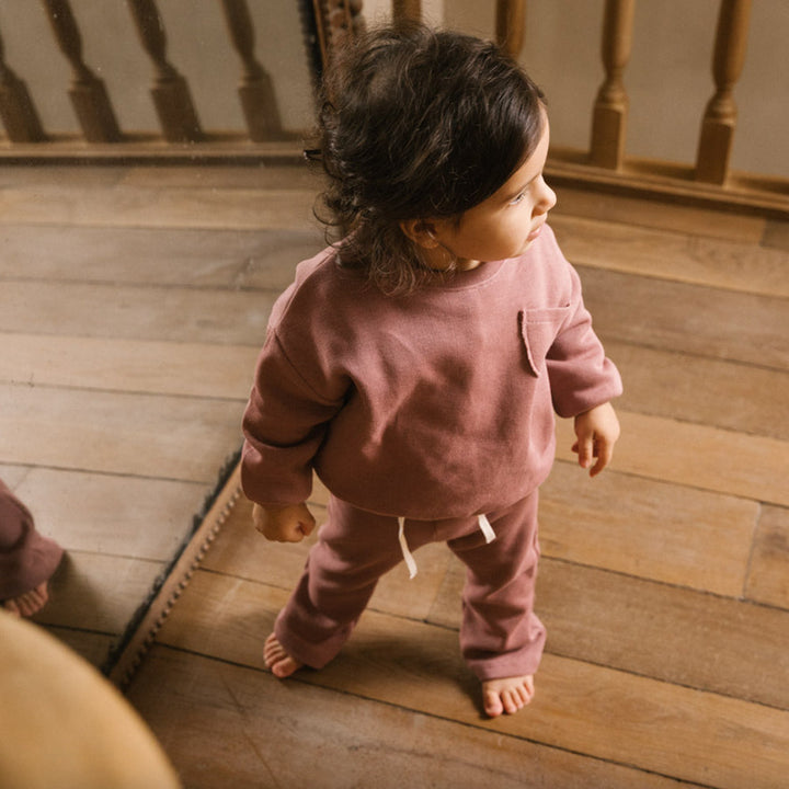 Sweater with Flared Pants Set - Hibisco