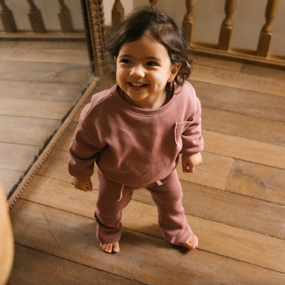 Sweater with Flared Pants Set - Hibisco