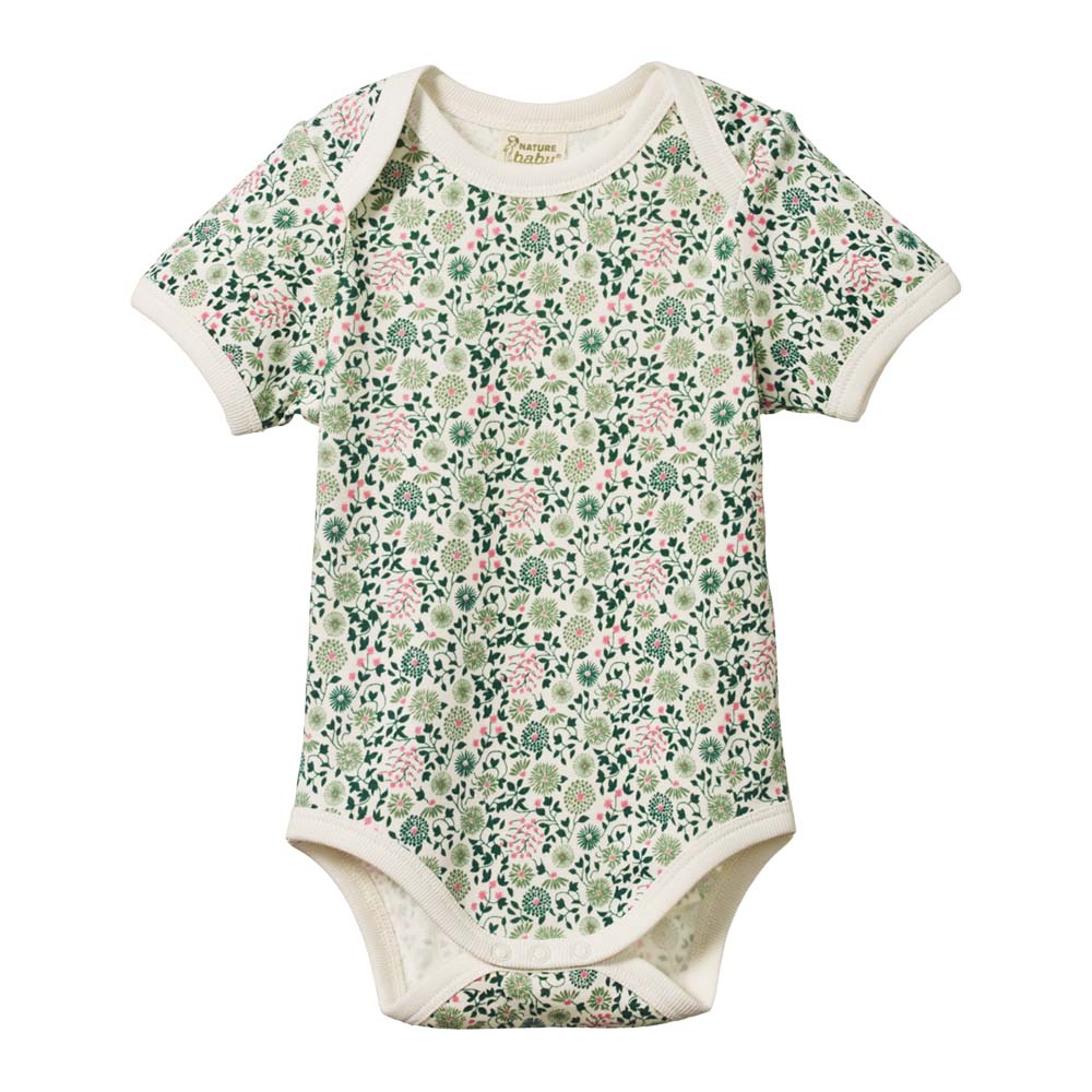 Short Sleeve Bodysuit - Willow Print