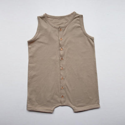 The Beach Bum Playsuit - Mushroom