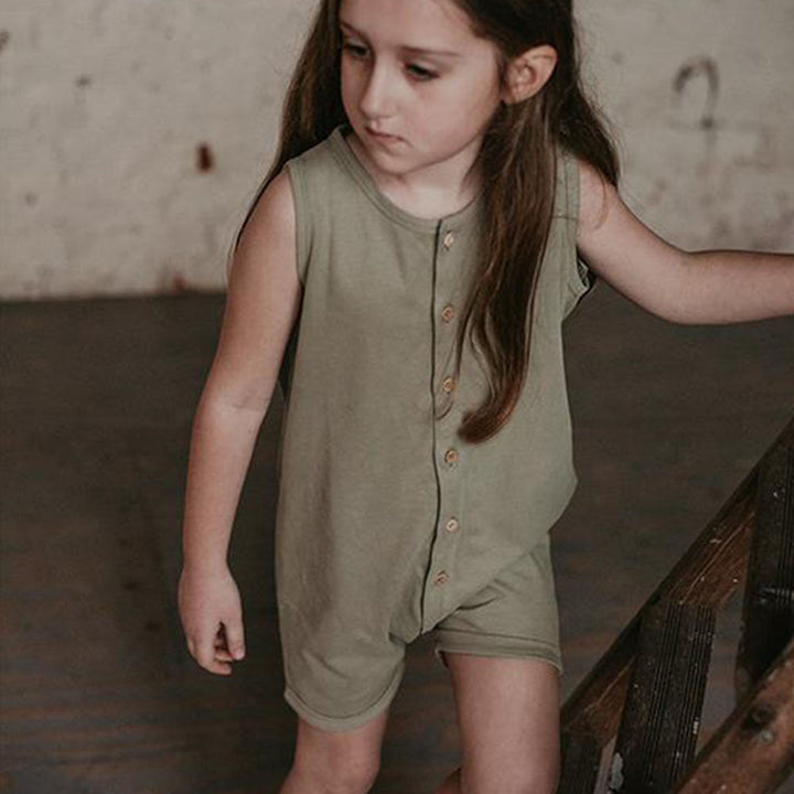 The Beach Bum Playsuit - Sage