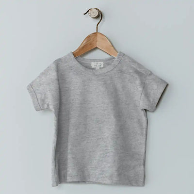The Boxy Tee - Gray Melange