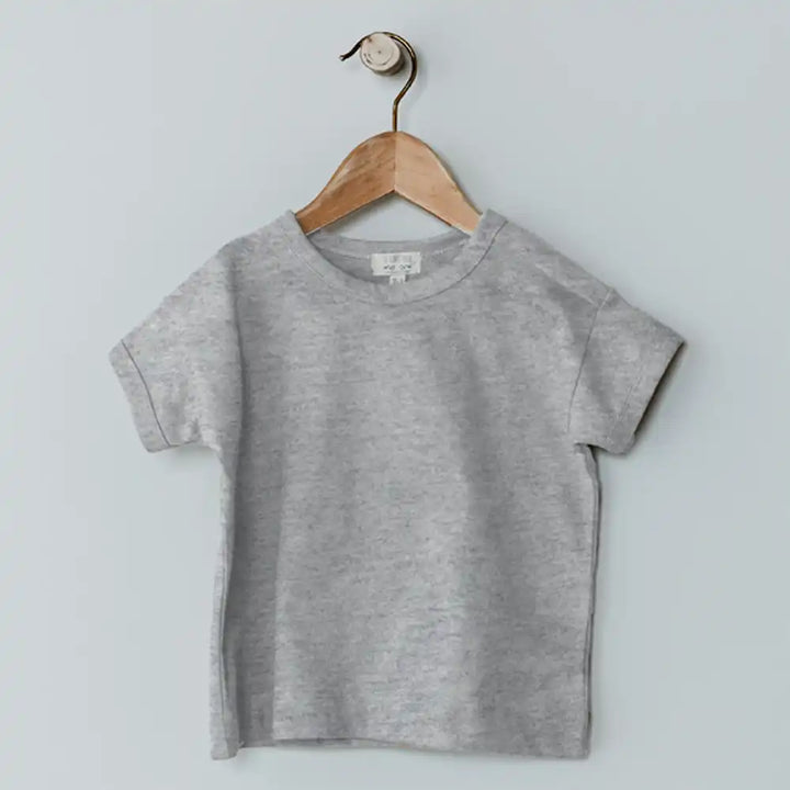 The Boxy Tee - Gray Melange