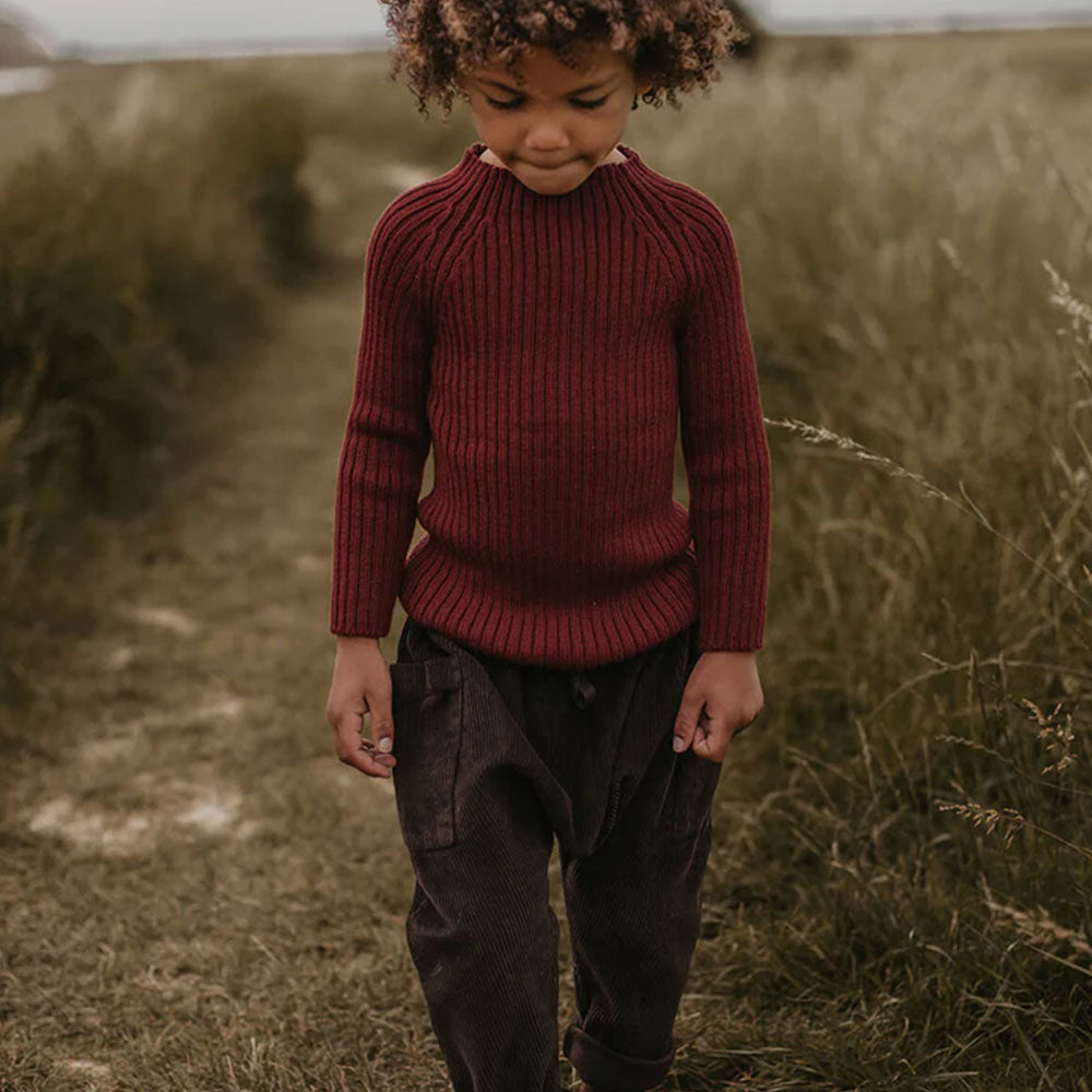 The Corduroy Harem Trouser - Olive