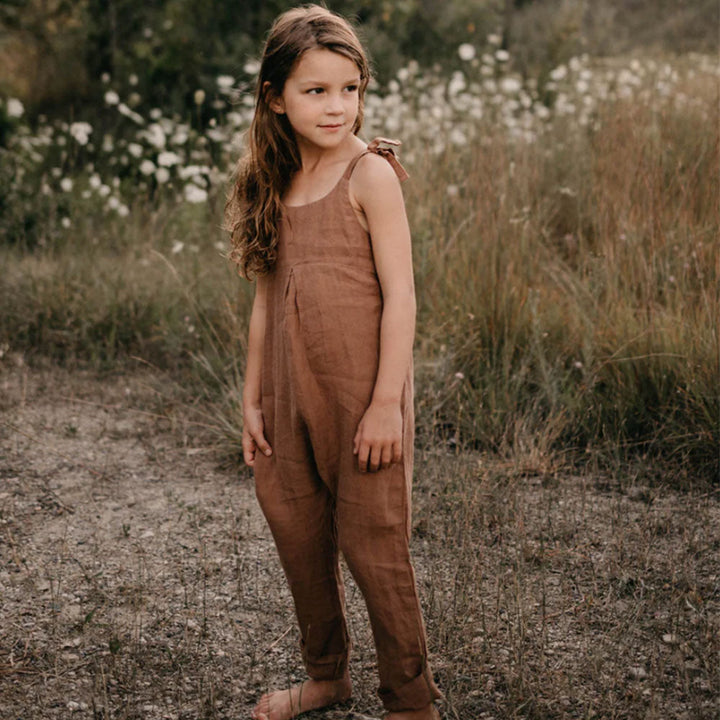 The Greta Overall - Cinnamon