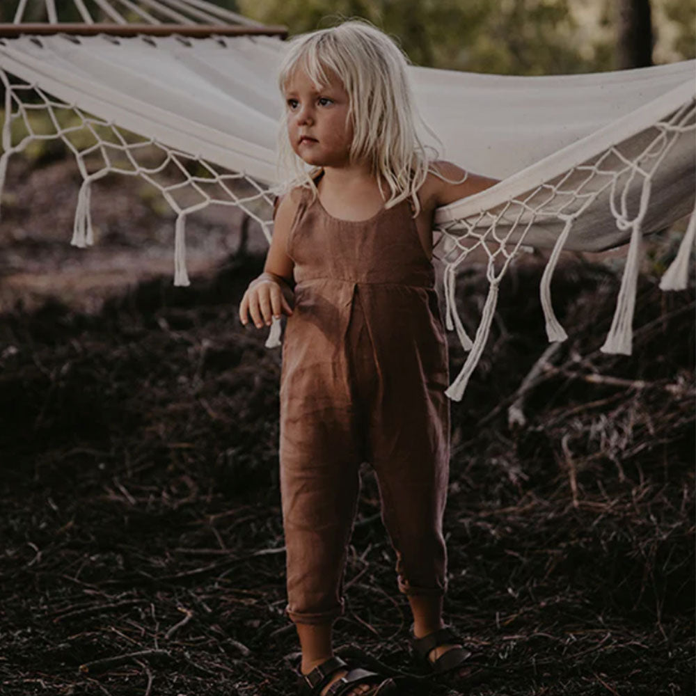 The Greta Overall - Cinnamon