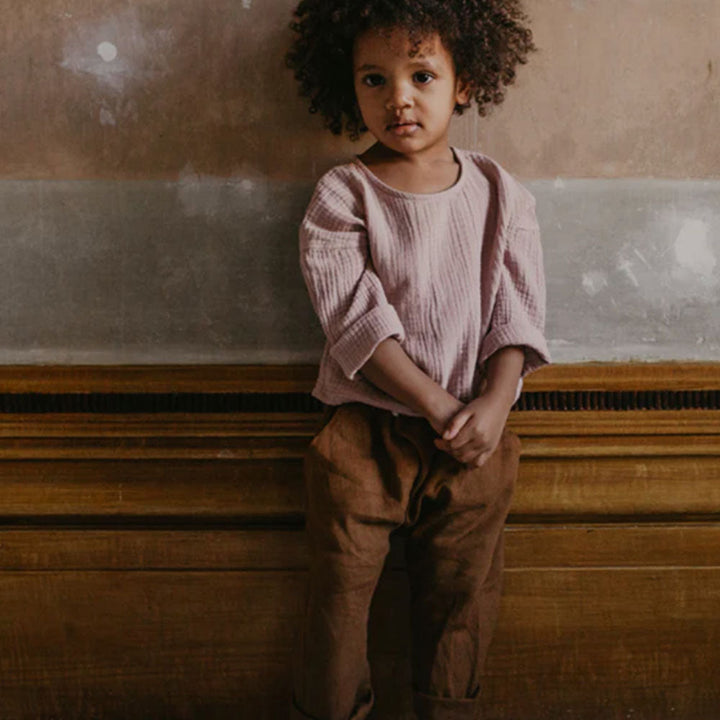 The Linen Trouser - Rust