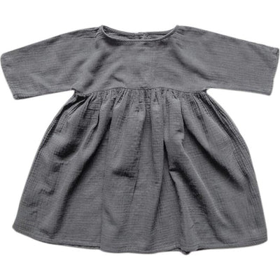 The Muslin Dress - Lead Gray