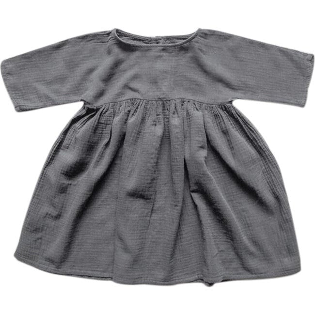 The Muslin Dress - Lead Gray