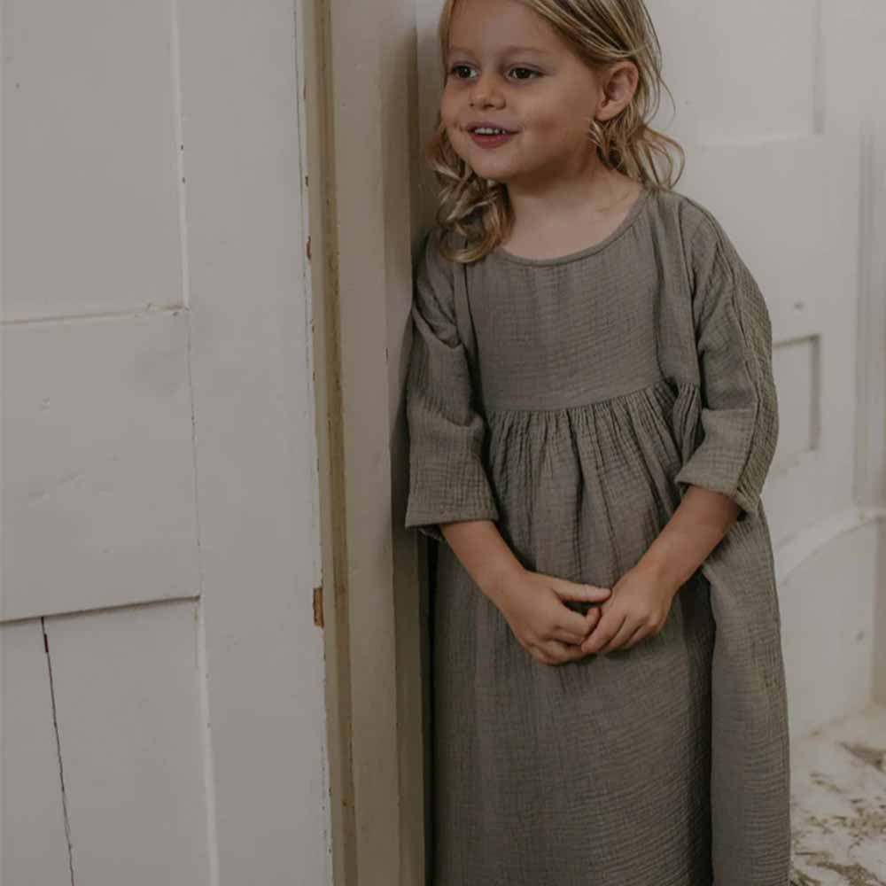 The Muslin Dress - Camel